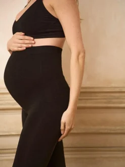 Seraphine Black Soft Bamboo Maternity Leggings Sale