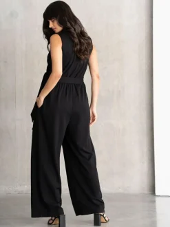 Seraphine Maternity Black Jumpsuit