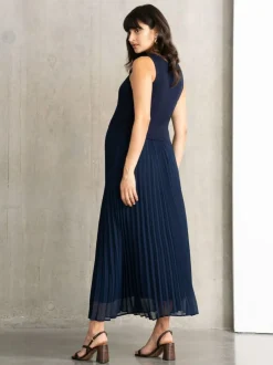 Seraphine Maternity Blue Dress with Topper Discount