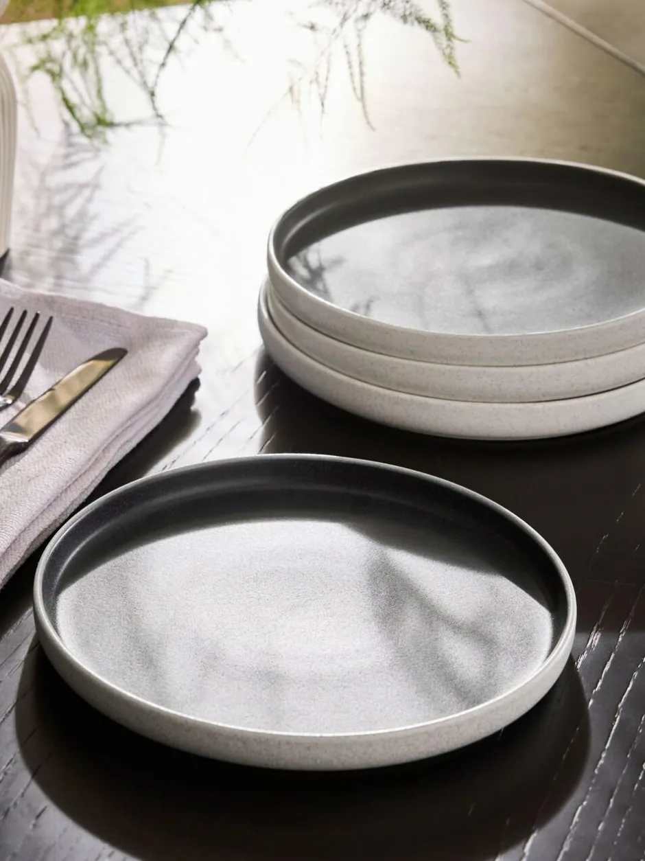 Next Set of 4 Black Otis Side Plates Best