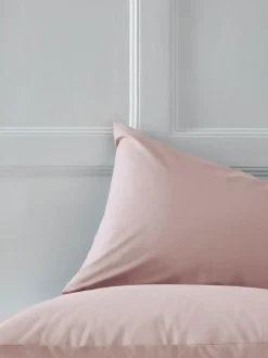 Next Set of 2 Blush Pink Cotton Rich Pillowcases Hot