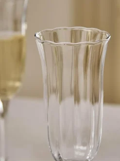Next Set of 4 Clear Sadie Scallop Champagne Flutes Discount