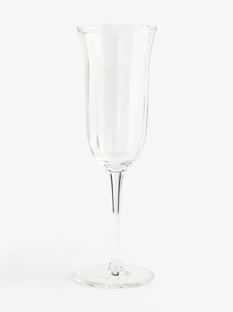 Next Set of 4 Clear Sadie Scallop Champagne Flutes Discount