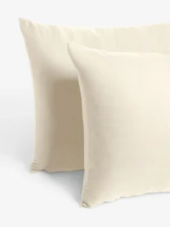 Next Set of 2 Cream Non Iron Simply Soft Housewife Pillowcases