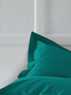 Next Set of 2 Dark Teal Cotton Rich Pillowcases