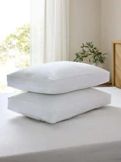 Next Set of 2 Firm Ultimate Feels Like Down Pillows New