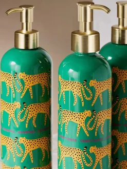 Next Set of 3 Green Cheetah Animal Reusable Dispenser Bottle