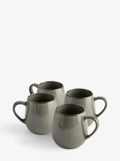 Next Set of 4 Green Dalton Mugs Hot