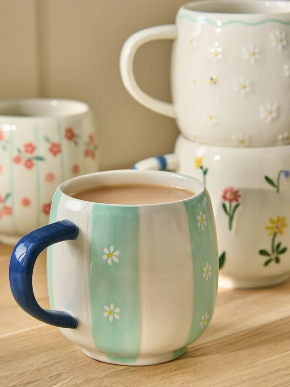 Next Set of 4 Multi Maisie Floral Stacking Mugs Online