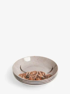 Next Set of 4 Natural Hamish The Highland Cow Pasta Bowls Outlet