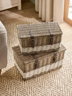 Next Set of 2 Natural Malvern Trunks Sale