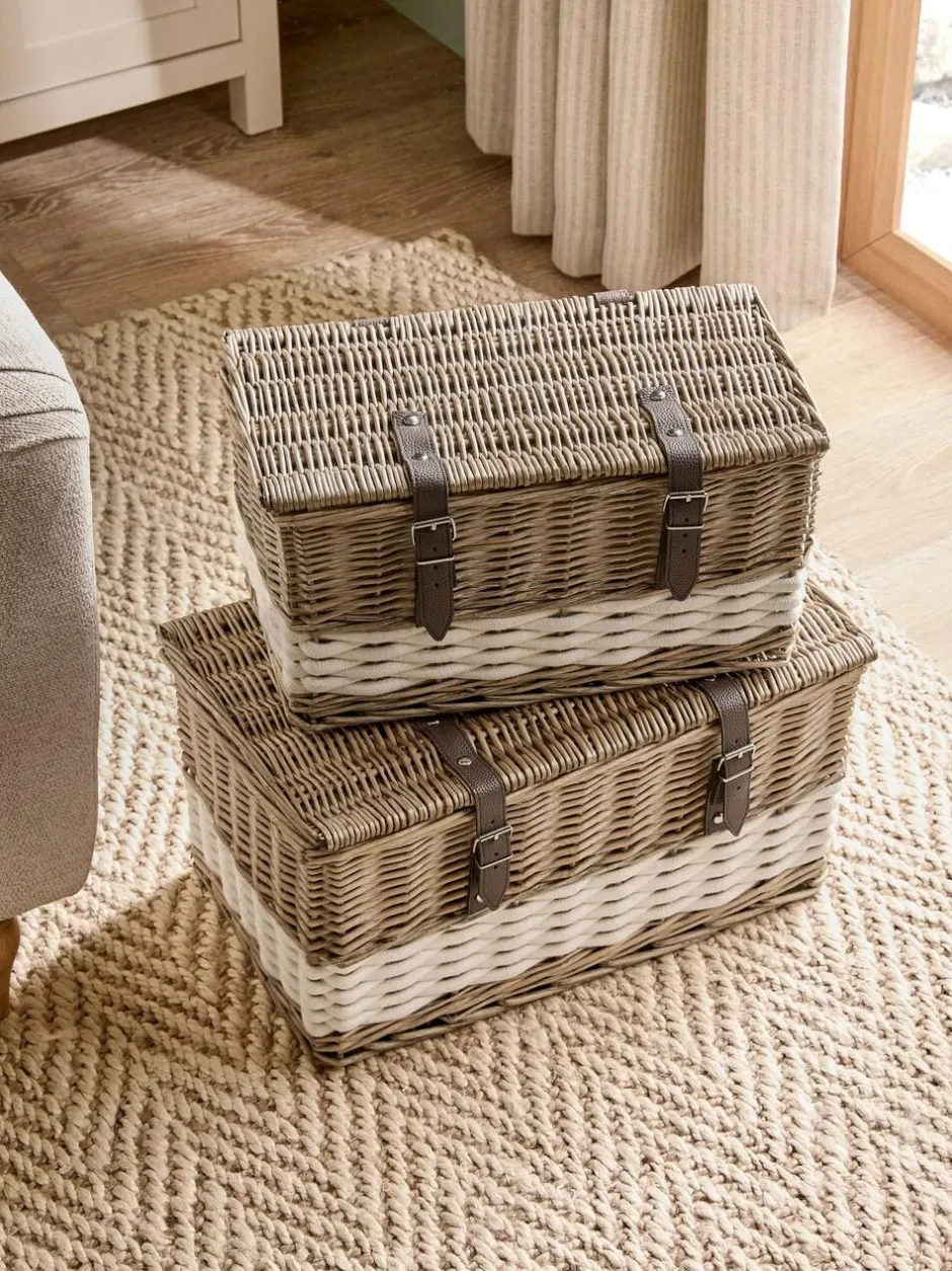 Next Set of 2 Natural Malvern Trunks Sale
