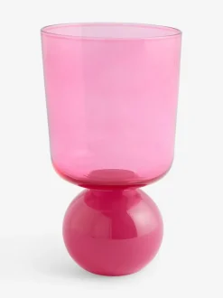 Next Set of 2 Pink Ball Footed Tumbler Glasses Clearance