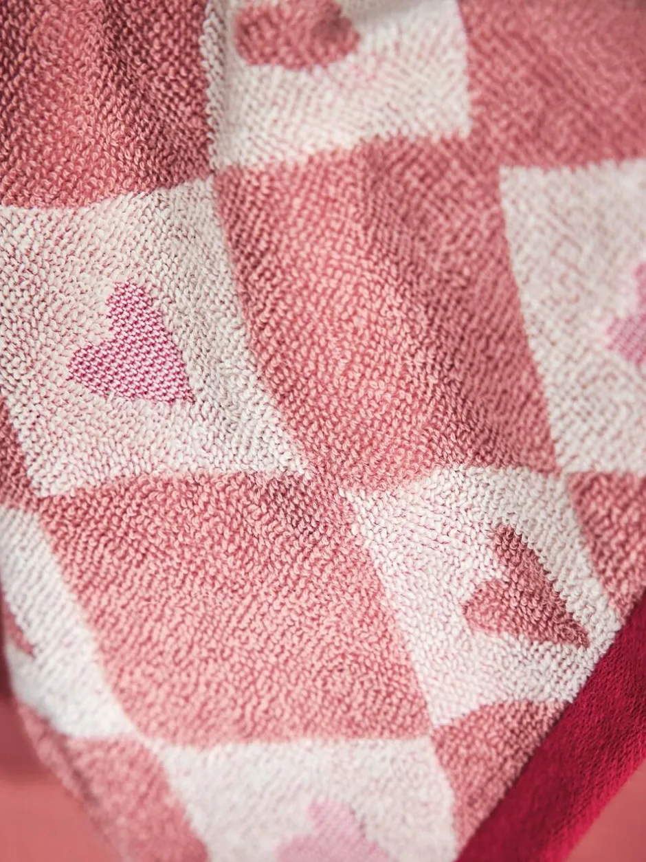 Next Set of 2 Pink Heart Face Cloths Outlet