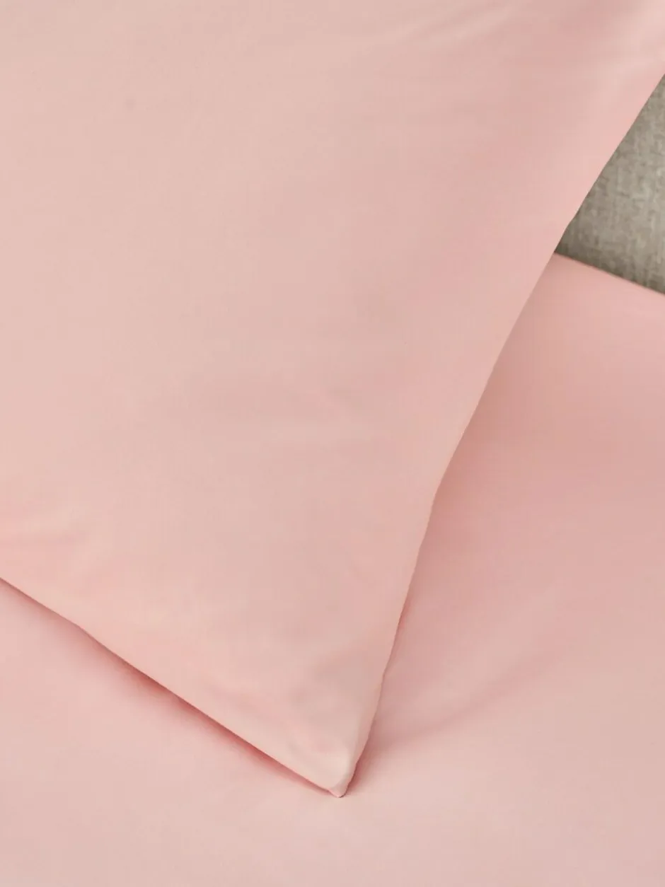 Next Set of 2 Pink Non Iron Simply Soft Housewife Pillowcases