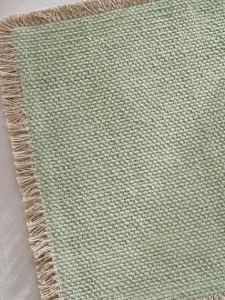 Next Set of 4 Fringe Edge Placemats Sage Green Online