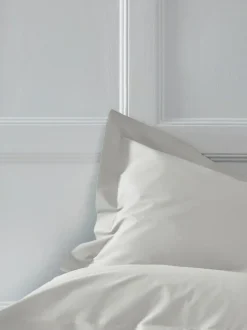 Next Set of 2 Silver Grey Cotton Rich Pillowcases