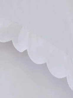 Next Set of 2 White 200 Thread Count Scallop Pillowcases Sale