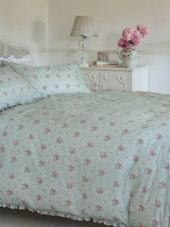 Shabby Chic by Rachel Ashwell® Anastasia Ditsy Floral Petite Ruffle Duvet Cover and Pillowcase Set Clearance