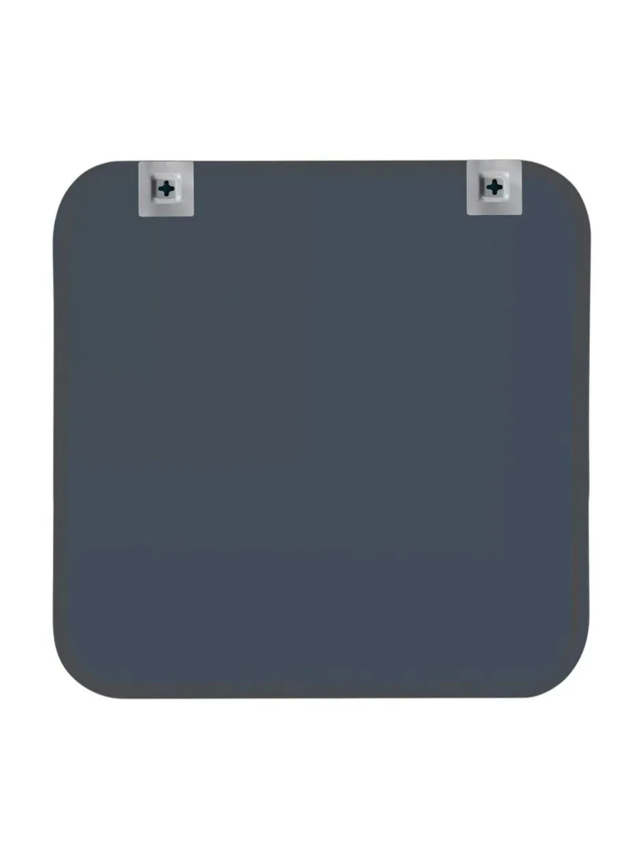 Showerdrape Black Shoreditch Square Metal Framed Bathroom Mirror Best