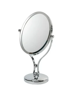 Showerdrape Chrome Vanity Mirror Oval 5x Magnification Reversableb Triton
