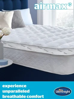 Silentnight White Airmax 800 8cm Mattress Topper Discount