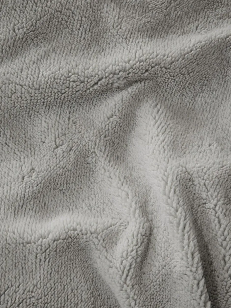 Next Teddy Fleece Extra Deep Fitted Sheet Silver Grey Best