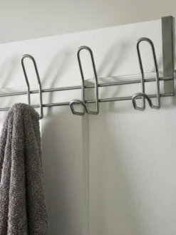Next Over Door Hook Silver Best