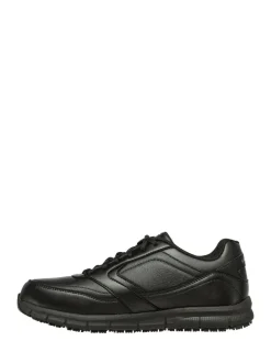 Skechers Black Mens Relaxed Fit Work Trainers Hot