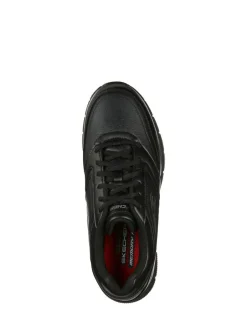 Skechers Black Mens Relaxed Fit Work Trainers Hot