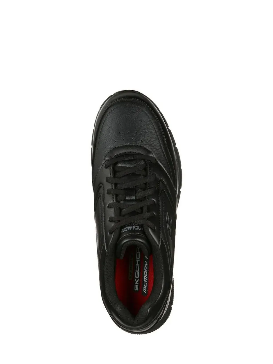 Skechers Black Mens Relaxed Fit Work Trainers Hot