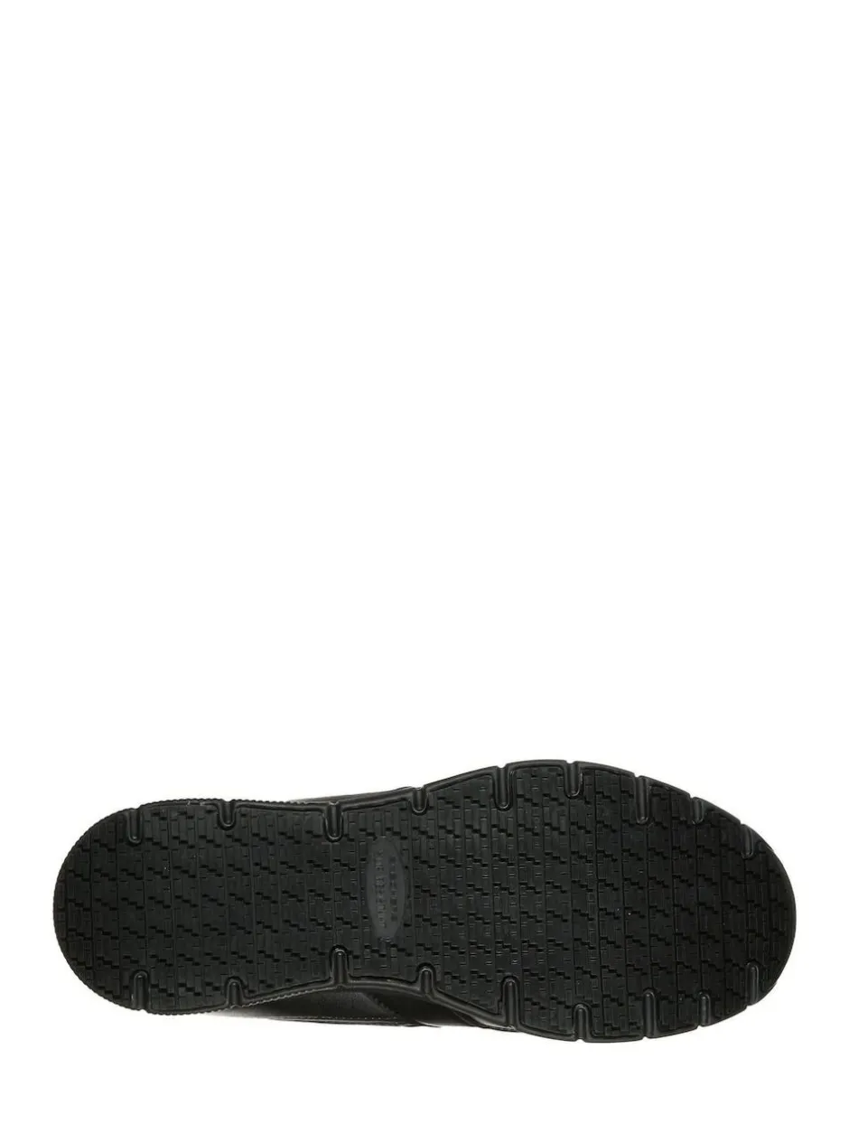 Skechers Black Mens Relaxed Fit Work Trainers Hot