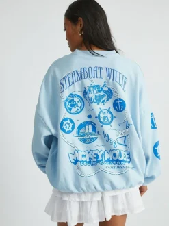 Skinnydip Blue Whatever Sweatshirt Hot