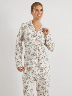 Skinnydip Cream Disney Winnie The Pooh Love Pyjamas Set Outlet