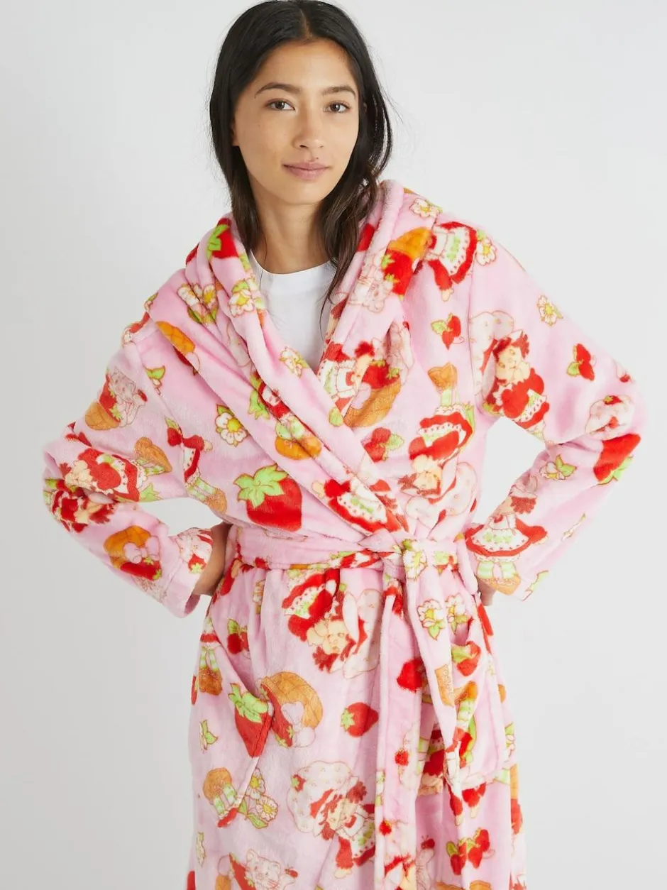 Skinnydip Pink Strawberry Shortcake x Pink Dressing Robe Hot