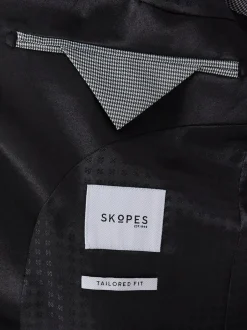 Skopes Black Double Breasted Sinatra Fit Dinner Suit Jacket Sale