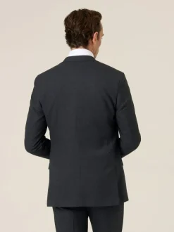 Skopes Black Methley Tailored Fit Semi-Plain Suit Jacket Discount