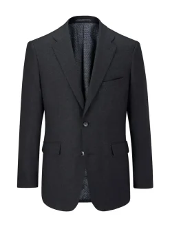 Skopes Black Methley Tailored Fit Semi-Plain Suit Jacket Discount