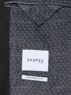 Skopes Black Methley Tailored Fit Semi-Plain Suit Jacket Discount