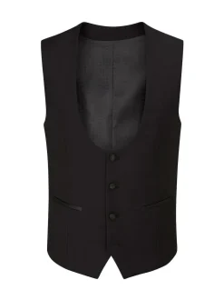 Skopes Black Sinatra Suit Scoop Waistcoat Hot