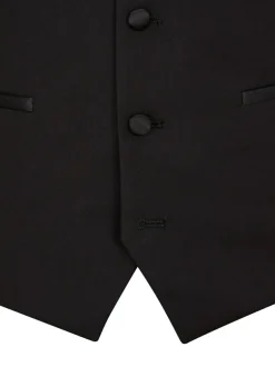 Skopes Black Sinatra Suit Scoop Waistcoat Hot