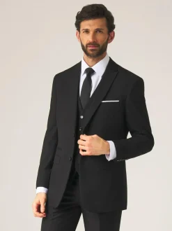 Skopes Tailored Fit Madrid Suit: Jacket Black Best