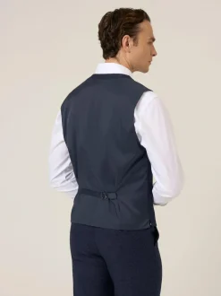 Skopes Blue Boyd Puppytooth Suit Waistcoat Clearance
