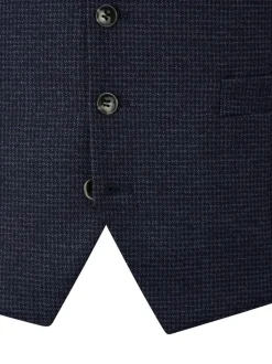 Skopes Blue Boyd Puppytooth Suit Waistcoat Clearance