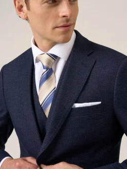 Skopes Blue Boyd Puppytooth Tailored Fit Suit Jacket Online