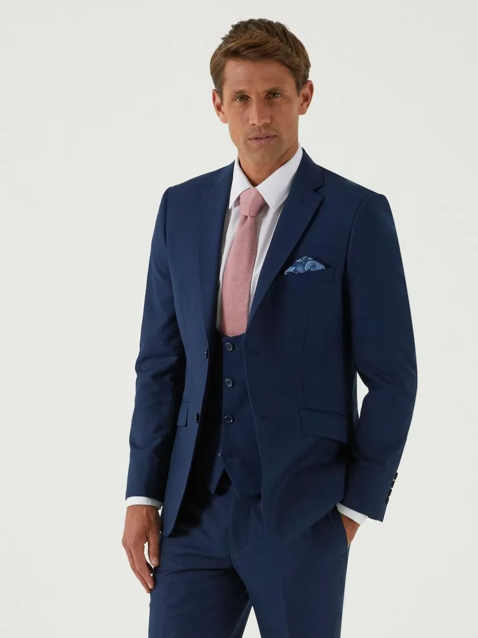 Skopes Slim Fit Milan Suit Jacket Blue New