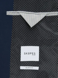 Skopes Slim Fit Milan Suit Jacket Blue New