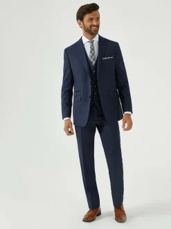 Skopes Blue Tailored Fit Wool Blend Joss Suit Jacket Hot