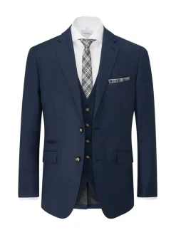 Skopes Blue Tailored Fit Wool Blend Joss Suit Jacket Hot