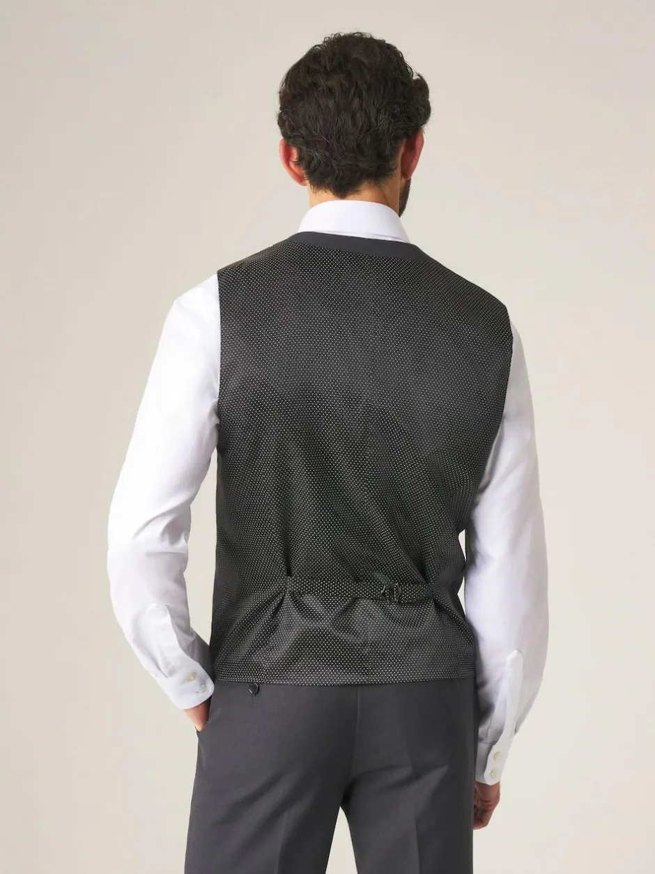 Skopes Madrid Regular Fit Suit Waistcoat Dark Grey Clearance